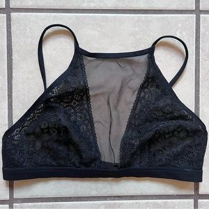 Victoria’s Secret Dream Angels Mesh Lace High Neck Bralette Small